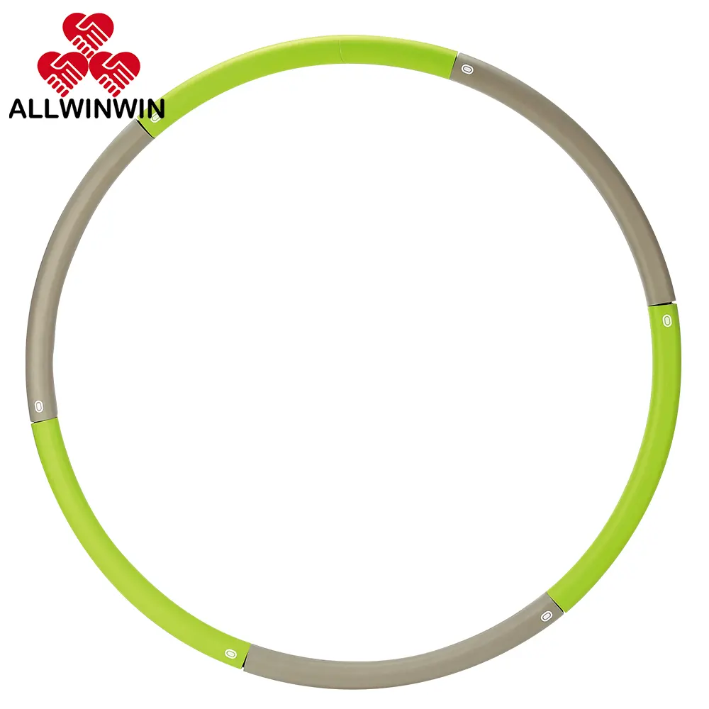 ALLWINWIN Hhh32 Huula Hoop, 6 Bagian Perakitan Efektif Pemberat