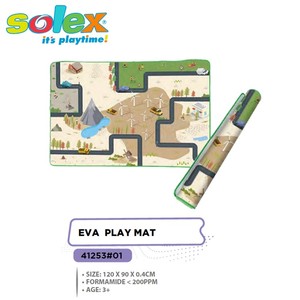 Tapete de Juego de Espuma EVA, Tapete de Piso de Espuma Suave para Niños - Product Image 3