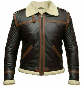 Veste en similicuir double face chaude d'hiver respirante avec col en fourrure à prix raisonnable - Product Image 2