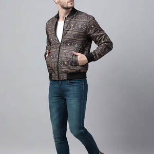 Transpirable Plus Oversize Hombres Chaquetas de bombardero Barato Ligero Nylon Poliéster Chaqueta de Bombardero - Product Image 5