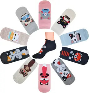 Women's Fun Cute Socks for Cat Animals Lovers Funny Novelty Gifts