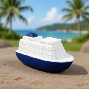 Gadget Antistress Personalizzati a Forma di Nave da Spiaggia, Giocattoli Promozionali - Product Image 3