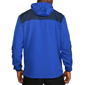 Veste coupe-vent décontractée pour hommes Vêtements à capuche légers et imperméables avec fermeture éclair Logo personnalisé 2024 Nouvelles vestes grande taille pour hommes - Product Image 4