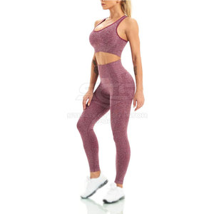 Conjunto de yoga de secado rápido para mujer al por mayor en oferta, conjunto de yoga de cintura alta para mujer, conjunto de yoga para mujer a bajo precio - Product Image 3