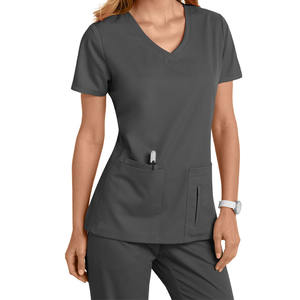 Customize Logo Stretch Fabric Medical Scrubs Anti Wrinkle Womens Nursing <b>Doctor</b> <b>Sets</b> Dental Hospital Jogger Scrub Uniforms - Product Image 1