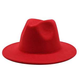 Chapeaux Fedora en Laine de Haute Qualité pour Hommes et Femmes, Logo Personnalisé, Multicolores, Ronds, Style Western, Cowboy, Jazz, Fête, Quatre Saisons - Product Image 5