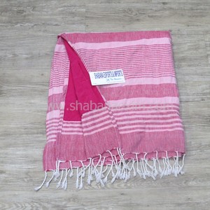 ผ้าขนหนูเทอร์รี่ Fouta ทำมือส่วนบุคคลผ้าฝ้ายแท้ผ้าขนหนูชายหาดตุรกีสำหรับผู้ใหญ่จากผู้จำหน่ายอินเดีย - Product Image 2