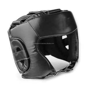 Casque de boxe Dwelt Gear Classic à lacets, logo personnalisé, équipement professionnel pour le sparring - Product Image 1