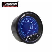 Nouveau compteur de vitesse numérique GPS 85 mm, fonction MPH, odomètre, plastique, 12 V, pour voitures, véhicules, remplacement