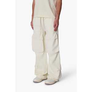 Pantalon de jogging cargo 100% coton coupe décontractée - Product Image 1