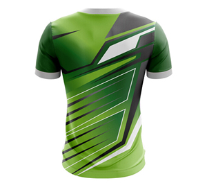 T-shirt personnalisé à sublimation pour hommes en polyester tissu respirant à séchage rapide vêtements de sport imprimés sur toute la surface vêtements de fitness pour la salle de sport - Product Image 5