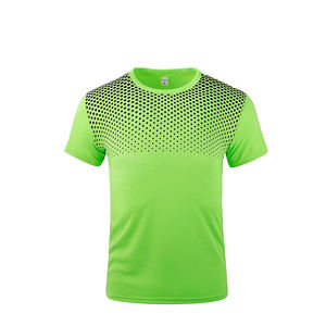 2024 hommes décontracté T-Shirt dégradé plusieurs couleurs à la mode 3D Design respirant toile coton tissu hommes décontracté T-Shirts - Product Image 5