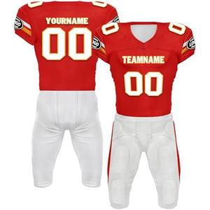 Camiseta de fútbol americano personalizada al por mayor sublimación transpirable nuevo fútbol pakistaní logotipo tailandés estilo superior Original - Product Image 3