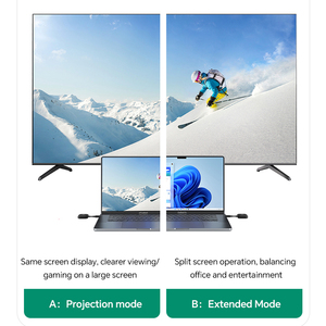 Émetteur-récepteur vidéo HDMI <span class=keywords><strong>sans</strong></span> <span class=keywords><strong>fil</strong></span> Type C 1080P 60Hz, <span class=keywords><strong>adaptateur</strong></span> d'affichage <span class=keywords><strong>pour</strong></span> ordinateur portable PC vers TV - Product Image 3