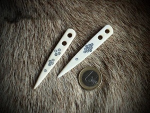 Aguja de Bordar de Cuerno de Búfalo, Aguja de Bordar Puntiaguda para Lana y Hilo, Accesorio de Costura Duradero para Tufting y Costura - Product Image 4