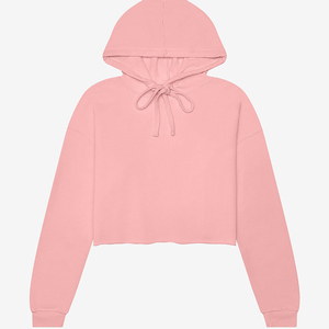 Sudadera con Capucha Corta Informal de Moda Urbana con Logotipo Personalizado al por Mayor, Sudadera con Capucha Corta Informal para Mujer - Product Image 2