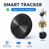Traceur intelligent à texture métallique compatible avec Apple Find My, étanche IP67, balise de localisation Bluetooth pour animaux de compagnie, chiens, chats, et clés