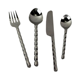 Ensemble de couverts en acier inoxydable, style européen, avec manche de couleur verte en céramique, couverts de luxe pour les fêtes de mariage, les restaurants - Product Image 5