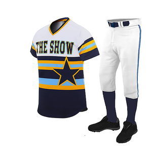 Uniforme de Béisbol Juvenil de tamaño personalizado última colección transpirable manga corta técnicas impresas conjunto en estilo teñido liso - Product Image 6