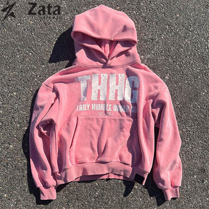 Hiver Hip Hop Custom Dtg All Printed Heavyweight French Terry Fleece Knitted Breathable Eco-Friendly Boxy Cropped Graphic - Product Image 4