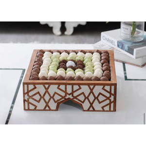 Vaisselle Plat de présentation au chocolat Forme et taille personnalisées Bol de service au chocolat Plat d'affichage au chocolat - Product Image 3