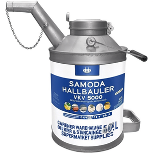 SAMOA HALLBAUER VKV 5000 Galvanized Metal Oil Storage Can 5.0 L for <b>Warehousing</b> & Supermarket Supplies - Product Image 3