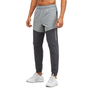 กางเกงคาร์โก้แนวสปอร์ตมีหลายกระเป๋า,กางเกงกันลมแต่งลายทางสะท้อนแสงสำหรับผู้ชายลำลองปี2022 - Product Image 1