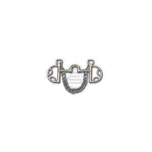 Venta al por mayor Kimberwick Cyprium Correctional Low Port Decorativo Lozenge Snaffle Bit Fabricante - Product Image 1