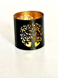 Bougie de pilier de fil de décoration de mariage de luxe avec des supports de lumière de thé de Base en métal - Product Image 4