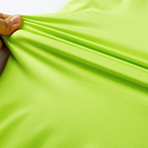 Men's <b>Neon</b> <b>Green</b> Sleeveless Tank <b>Top</b> O-Neck Quick Dry Sporty Fit Knitted Polyester Workout Wear - Product Image 4