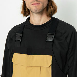 Pantalones con pechera de esquí con aislamiento de invierno 2025 para mujeres y hombres, monos impermeables a prueba de viento para deportes al aire libre, pantalones de nieve de talla grande para invierno, Panel - Product Image 4