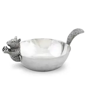 Bol en métal de luxe artisanal, décoration intérieure tendance, style simple et tendance, bol en acier, présentoir sécurisé par Zahid Exports, plaqué - Product Image 2