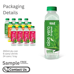 OEM 500ml Marque privée Jus d'aloe vera original 16.9 FlOz Bouteille Boisson de fruits et légumes sans sucre Échantillon du Vietnam Grossiste - Product Image 5