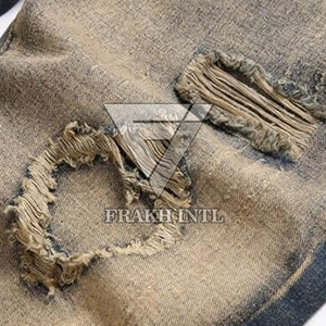 กางเกงยีนส์ขาสั้นของผู้ชายกางเกงขาสั้นออกแบบได้ตามต้องการ - Product Image 6