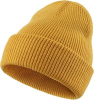 Home Prefer Bonnet d'hiver unisexe en tricot épais avec revers, broderie 3D, réglable et chaud pour la chasse, la pêche et le jardinage