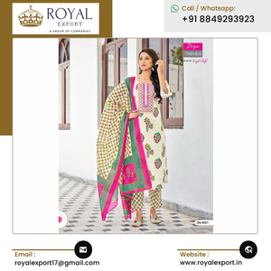 Ropa étnica india de calidad superior, hermoso diseñador de moda, ropa de boda y fiesta, elegante algodón estampado recto Kurti - Product Image 4