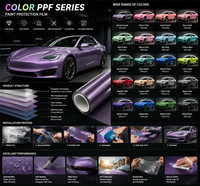 Fournisseurs vérifiés OEM, film de protection de peinture anti-rayures PPF, hydrophobe, sans décollement, film de changement de couleur pour carrosserie