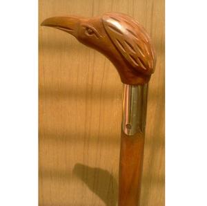 Bâton de marche en bois incrusté de laiton Bols de fil de grande capacité pour plusieurs écheveaux par AYAANS CREATIONS - Product Image 1