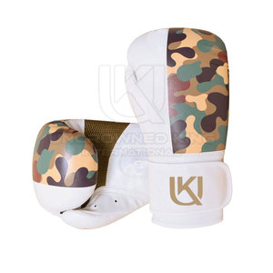 Guantes de Boxeo de Cuero Genuino en Venta en Línea, Marca Privada, Guantes de Boxeo Transpirables Personalizados - Product Image 2