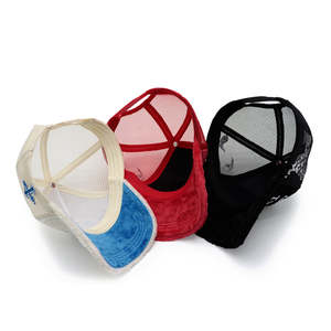 Fabricant de chapeaux de camionneur en velours avec logo personnalisé en fausse fourrure brodée de prix d'usine - Product Image 6