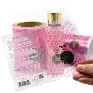 Étiquettes personnalisées pour flacons cosmétiques, pour brumes corporelles, parfums, vaporisateurs, autocollants transparents imperméables, rouleaux d'étiquettes adhésives - Product Image 1