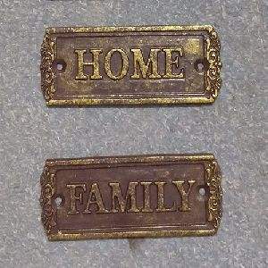 Nouveau décoratif fait à la main moderne élégant classique unique impression de logo personnalisé en gros élégant métal garde-manger porte plaque de signalisation - Product Image 3