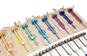 Ensemble de 20 diapasons de solfège et planétaires - Accordés professionnellement .25 - Astrologie, solfège, vibration sonore... - Product Image 3