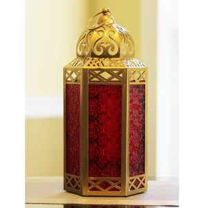 New Decorative Iron <b>Moroccan</b> <b>Lantern</b> With Colorful Glass for Patio Home and Weddings Decoration Candle <b>Lantern</b> - Product Image 4
