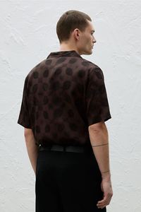 <b>Men's</b> Casual Resort <b>Shirts</b> Custom Brand Lyocell Super Soft Patterned Short Sleeve Comfortable High Quality Wear Washed Wholesale - Product Image 5