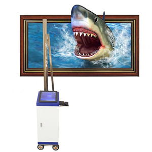 Impresora de pared 3D Bheng con riel y ruedas, cabezal de impresión Tx800, tinta UV CMYK para máquina de impresión en paredes de masilla - Product Image 4