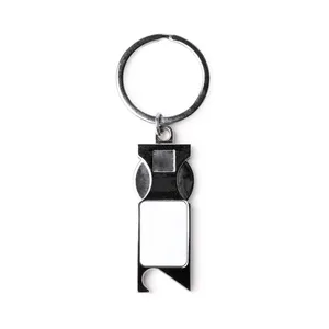 Portachiavi Promozionale Personalizzato Arezzo con Apribottiglie, Gadget Personalizzabili per Moschettoni - Product Image 1
