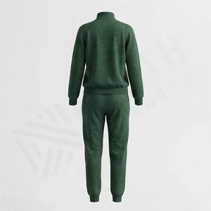 Conjuntos Deportivos de Felpa de Algodón Puro para Mujer, Elegantes, con Etiqueta de Logotipo Personalizable, de Alta Calidad, Suaves y Cálidos para Gimnasio - Product Image 2