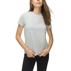 T-shirt à manches courtes pour femmes de haute qualité Design imprimé personnalisé Slim Fit Good Look Coton uni motif solide compressé - Product Image 1