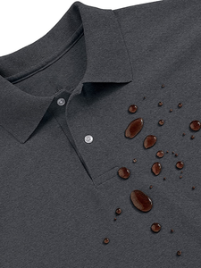 เสื้อโปโลผู้ชายแบบติดกระดุมเสื้อคอปกเสื้อเสื้อโปโลธรรมดาลำลองโลโก้ตามสั่ง - Product Image 6